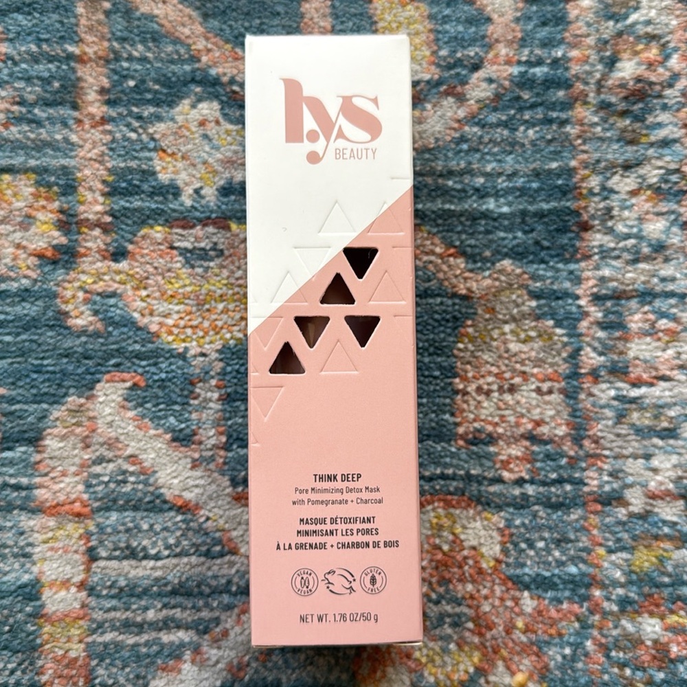 LYS BEAUTY Think Deep Pore Minimizing Detox Mask with Pomegranate + Charcoal